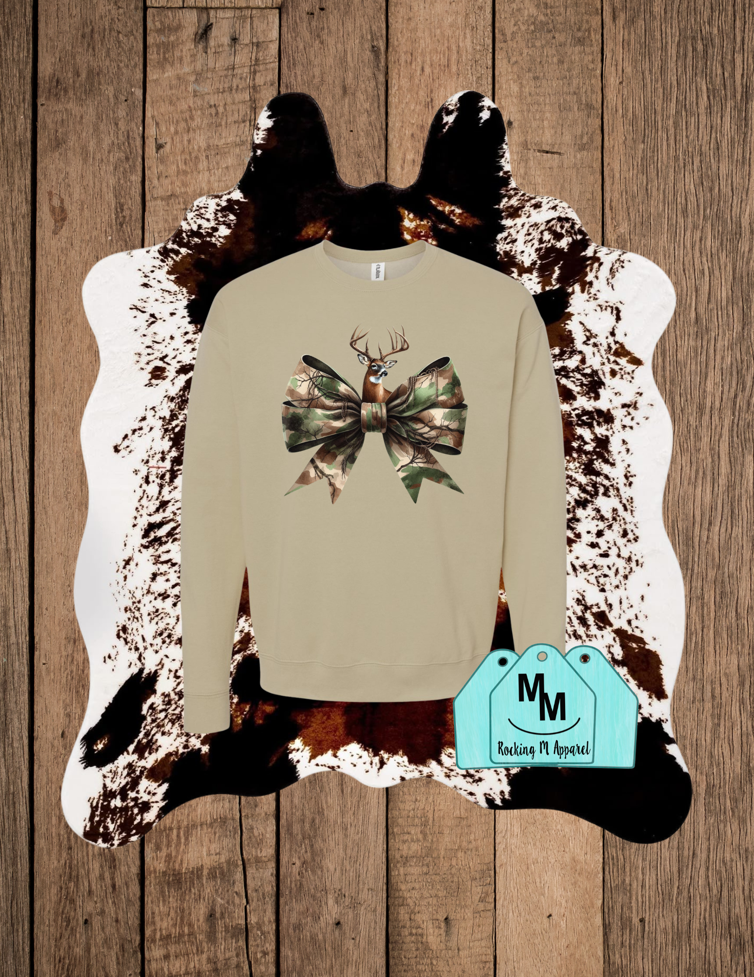 Camo Bow Sweatshirt