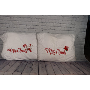 Mr & Mrs Claus Pillowcase Set